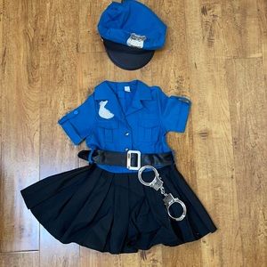 Halloween costume policewoman cute girlie